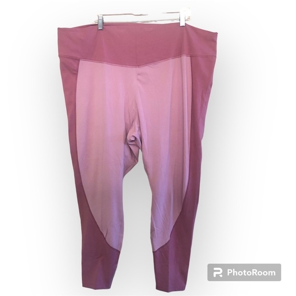 Old Navy Active Extra High-Waisted PowerChill Two-Tone Compression Leggings 4X - Picture 1 of 12